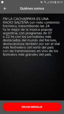 FM LA CACHARPAYA android App screenshot 0